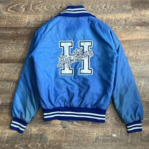 Vintage Holloway Varsity Jacket Men's Small Blue 1983 "Big Blue" Basket Football